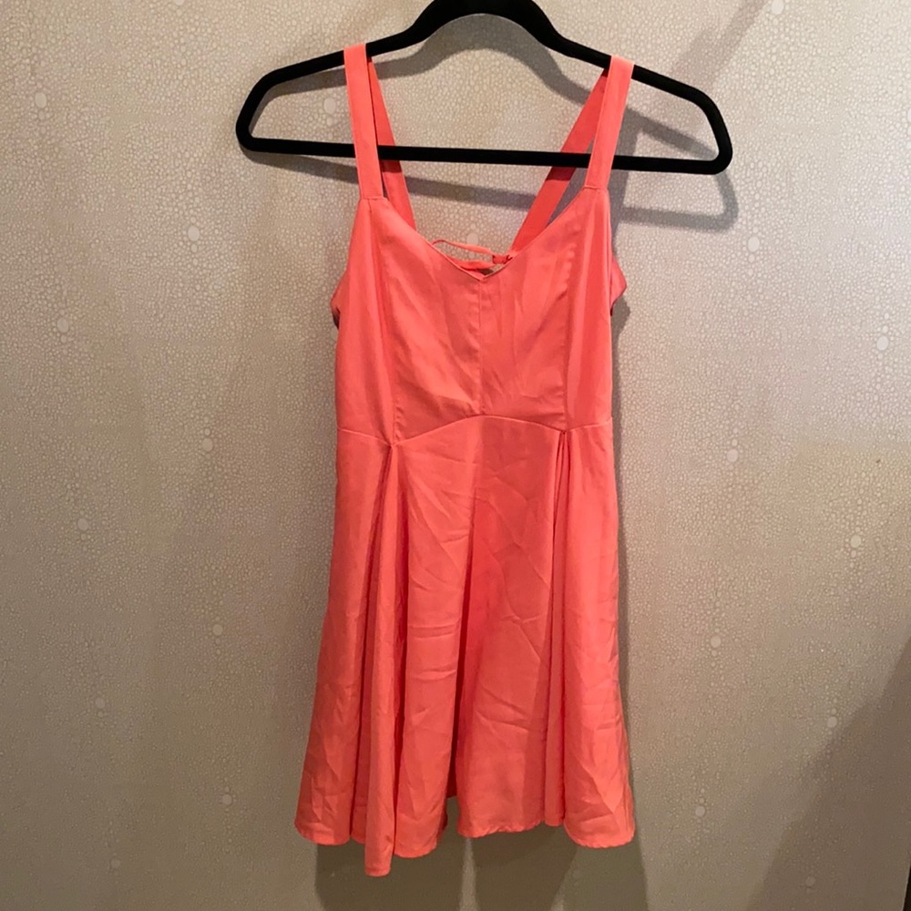 Coral Urban Outfitters Dress